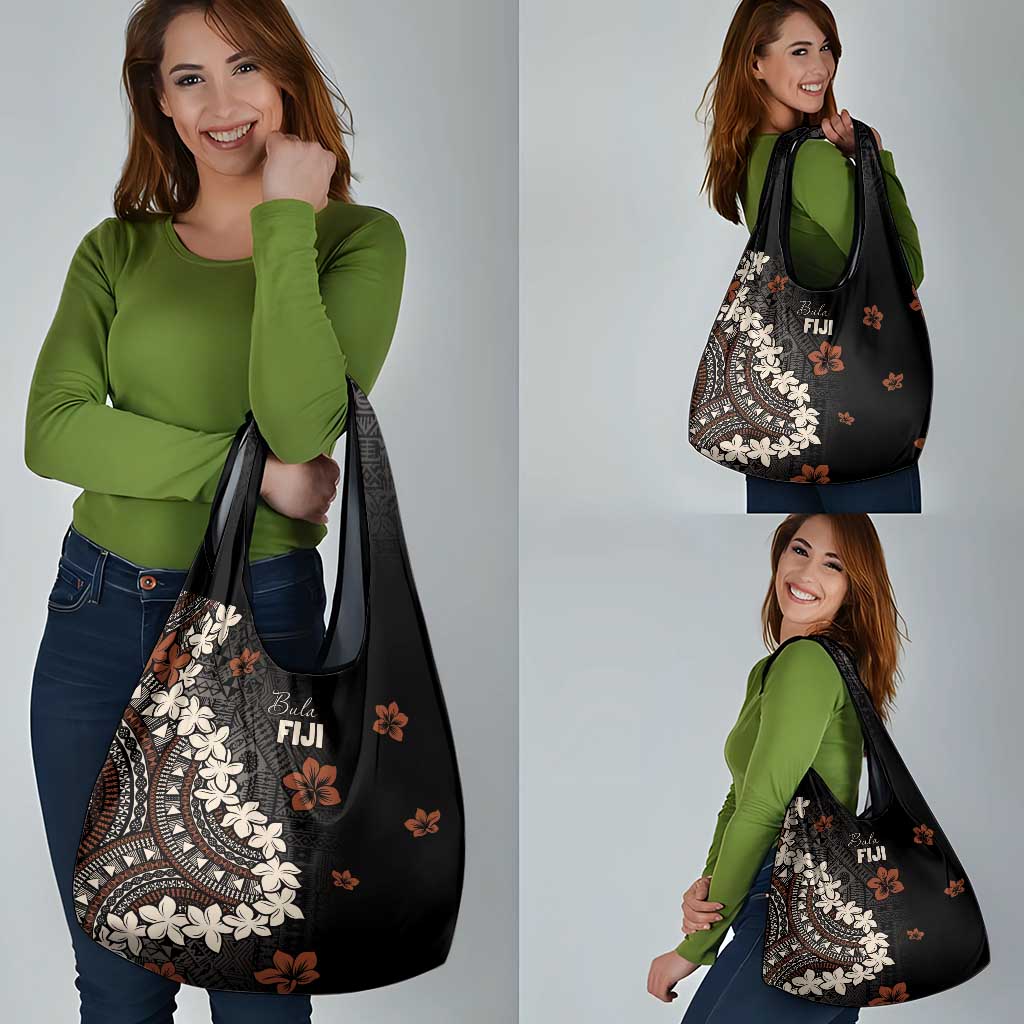 Bula Fiji Women's Day Grocery Bag Classic Masi Tapa