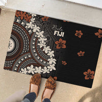 Bula Fiji Women's Day Rubber Doormat Classic Masi Tapa LT7 - Polynesian Pride
