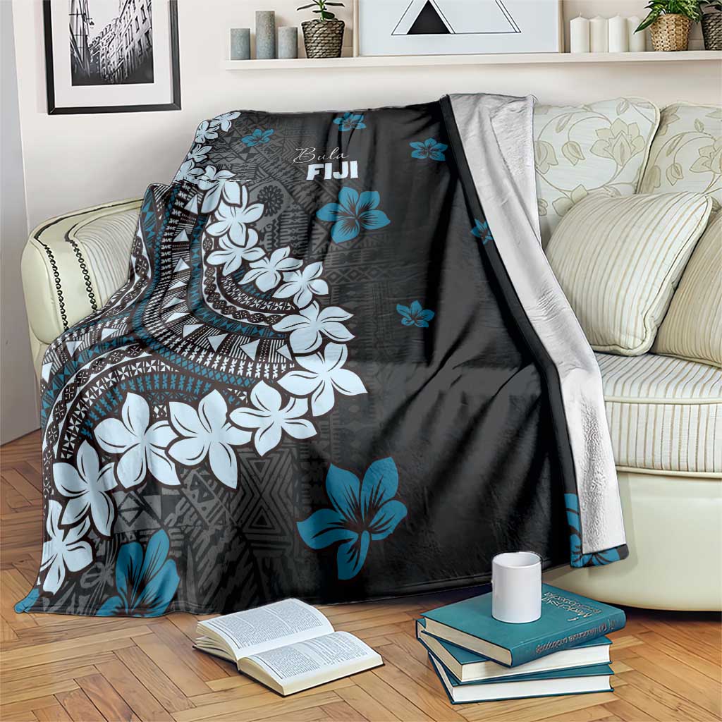 Bula Fiji Women's Day Blanket Indigo Masi Tapa