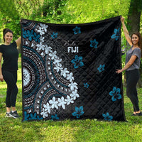 Bula Fiji Women's Day Quilt Indigo Masi Tapa LT7 - Polynesian Pride