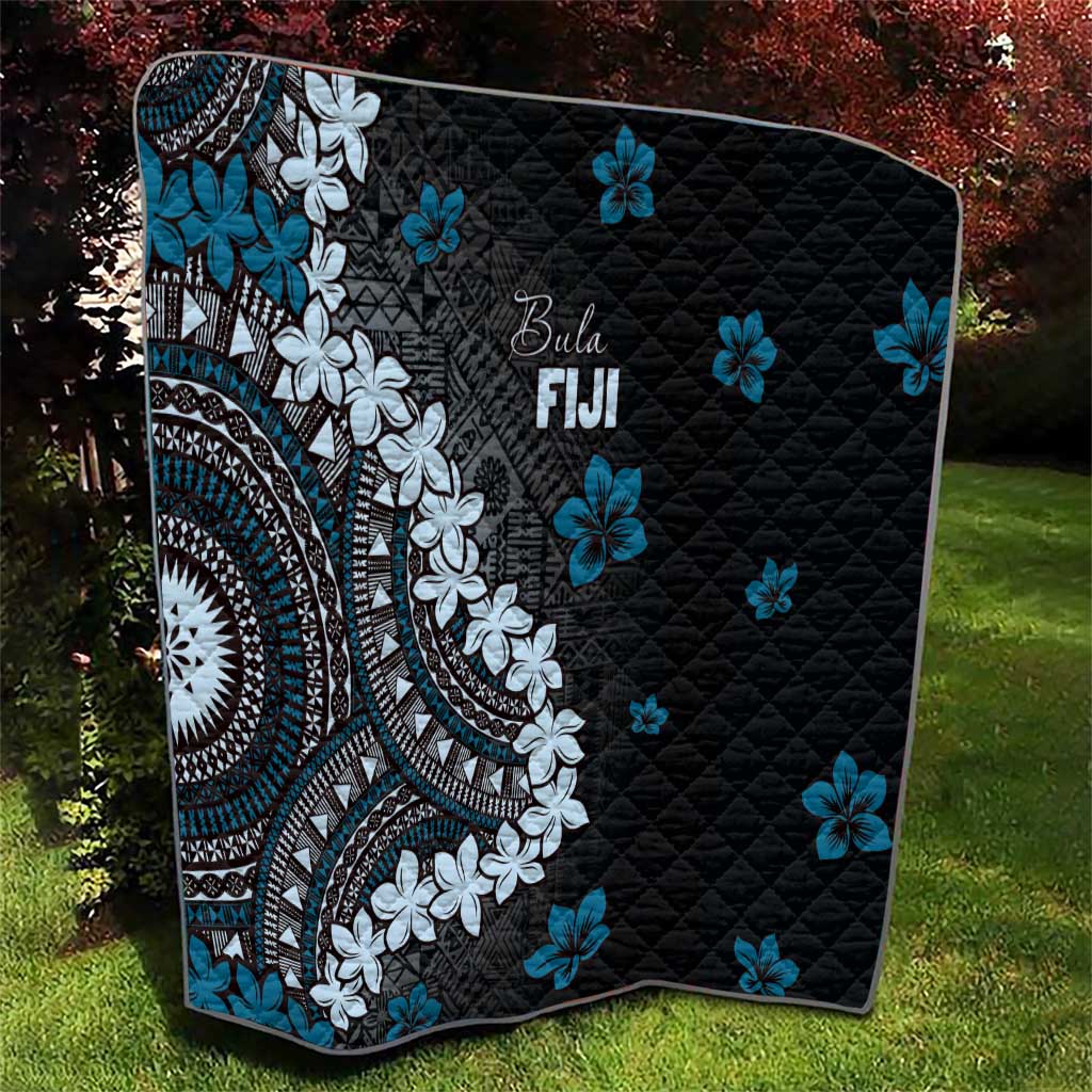 Bula Fiji Women's Day Quilt Indigo Masi Tapa LT7 - Polynesian Pride