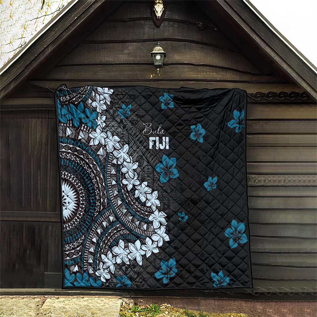 Bula Fiji Women's Day Quilt Indigo Masi Tapa LT7 - Polynesian Pride