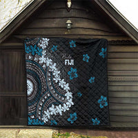 Bula Fiji Women's Day Quilt Indigo Masi Tapa LT7 - Polynesian Pride