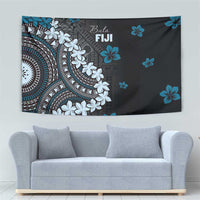 Bula Fiji Women's Day Tapestry Indigo Masi Tapa LT7 - Polynesian Pride