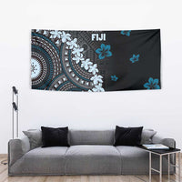 Bula Fiji Women's Day Tapestry Indigo Masi Tapa LT7 - Polynesian Pride