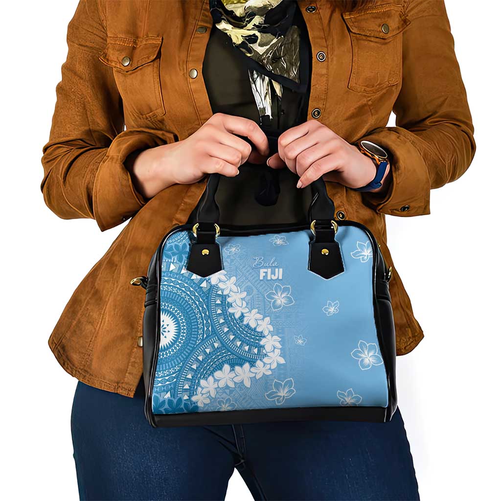 Bula Fiji Women's Day Shoulder Handbag Turquoise Masi Tapa LT7