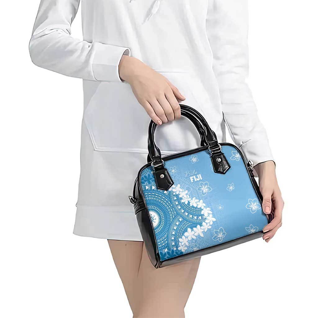 Bula Fiji Women's Day Shoulder Handbag Turquoise Masi Tapa LT7