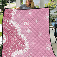 Bula Fiji Women's Day Quilt Pink Masi Tapa LT7 Pink - Polynesian Pride