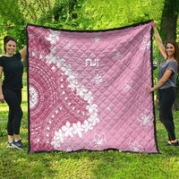 Bula Fiji Women's Day Quilt Pink Masi Tapa LT7 - Polynesian Pride
