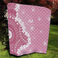 Bula Fiji Women's Day Quilt Pink Masi Tapa LT7 - Polynesian Pride