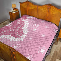 Bula Fiji Women's Day Quilt Pink Masi Tapa LT7 - Polynesian Pride