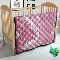 Bula Fiji Women's Day Quilt Pink Masi Tapa LT7 - Polynesian Pride