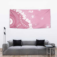 Bula Fiji Women's Day Tapestry Pink Masi Tapa LT7 - Polynesian Pride