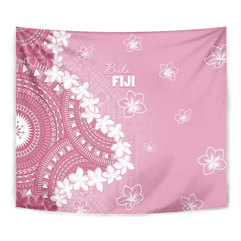 Bula Fiji Women's Day Tapestry Pink Masi Tapa LT7 - Polynesian Pride