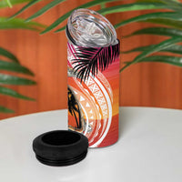 Polynesian Dreamy Turtle 4 in 1 Can Cooler Tumbler Sunset Scenery LT7 - Polynesian Pride