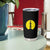 New Caledonia Kanaky Tumbler Cup Stylized Fleche Faitiere With Kagu Bird