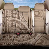 Bula Fiji Vintage Tapa Back Car Seat Cover Kaivity Masi Wave Motifs - Mocha