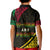 Personalised Vanuatu Kid Polo Shirt Melanesian Sand Drawing Mixed - Ni Van and Proud LT7 - Polynesian Pride
