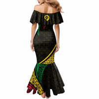 Personalised Vanuatu Mermaid Dress Melanesian Sand Drawing Mixed - Ni Van and Proud LT7 - Polynesian Pride