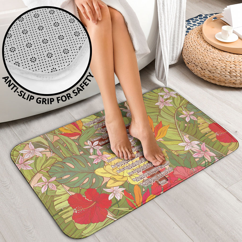 Mahalo Hawaii - Ka Pule a ka Haku Bathroom Set Tropical Flowers LT7 - Polynesian Pride