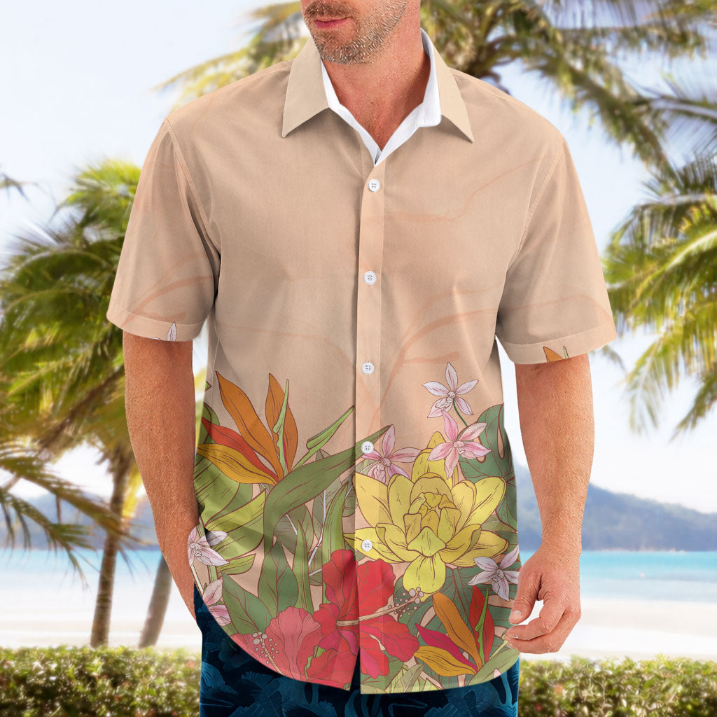 Mahalo Hawaii - Ka Pule a ka Haku Hawaiian Shirt Tropical Flowers LT7 - Polynesian Pride