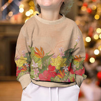 Mahalo Hawaii - Ka Pule a ka Haku Kid Ugly Christmas Sweater Tropical Flowers LT7 - Polynesian Pride