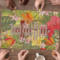 Mahalo Hawaii - Ka Pule a ka Haku Puzzle Tropical Flowers LT7 - Polynesian Pride