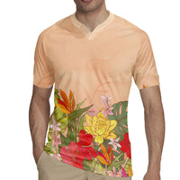 Mahalo Hawaii - Ka Pule a ka Haku Rugby Jersey Tropical Flowers LT7 - Polynesian Pride