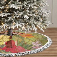 Mahalo Hawaii - Ka Pule a ka Haku Tree Skirt Tropical Flowers LT7 - Polynesian Pride