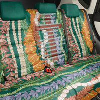 Mahalo Hawaii - Ka Pule a ka Haku Back Car Seat Cover Mixed Lei LT7 - Polynesian Pride