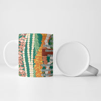 Mahalo Hawaii - Ka Pule a ka Haku Ceramic Mug Mixed Lei LT7 - Polynesian Pride