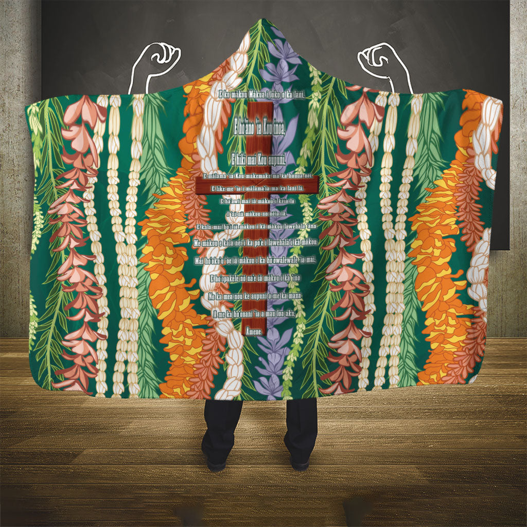 Mahalo Hawaii - Ka Pule a ka Haku Hooded Blanket Mixed Lei LT7 - Polynesian Pride