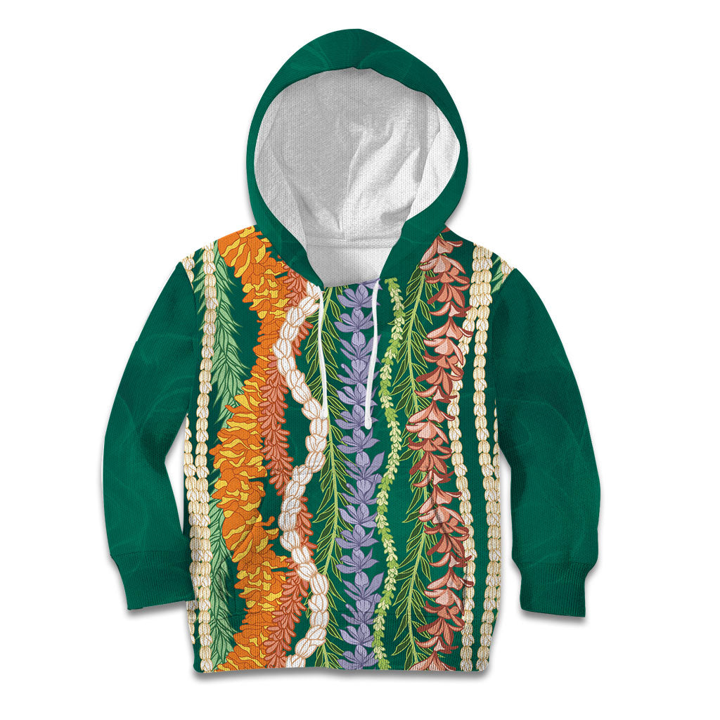 Mahalo Hawaii - ⁠Ka Pule a ka Haku Kid Hoodie Mixed Lei