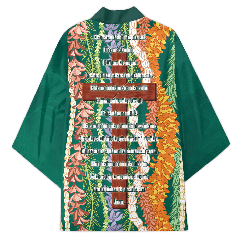 Mahalo Hawaii - Ka Pule a ka Haku Kimono Mixed Lei LT7 - Polynesian Pride