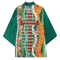 Mahalo Hawaii - Ka Pule a ka Haku Kimono Mixed Lei LT7 - Polynesian Pride