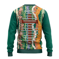 Mahalo Hawaii - Ka Pule a ka Haku Ugly Christmas Sweater Mixed Lei LT7 - Polynesian Pride