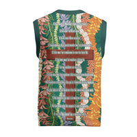 Mahalo Hawaii - Ka Pule a ka Haku Christmas Knitted V-Neck Vest Mixed Lei LT7 - Polynesian Pride