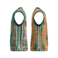 Mahalo Hawaii - Ka Pule a ka Haku Christmas Knitted V-Neck Vest Mixed Lei LT7 - Polynesian Pride