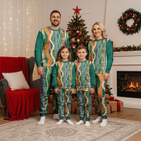 Mahalo Hawaii - Ka Pule a ka Haku Christmas Pajama Set Mixed Lei LT7 - Polynesian Pride