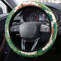 Mahalo Hawaii - Ka Pule a ka Haku Steering Wheel Cover Mixed Lei LT7 - Polynesian Pride