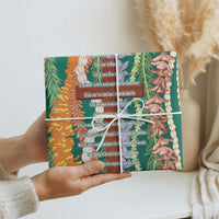 Mahalo Hawaii - The Lord's Prayers Wrapping Paper Mixed Lei LT7 - Polynesian Pride