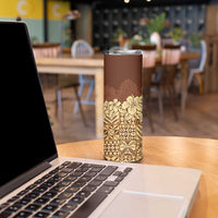 Niue Hiapo Motif Skinny Tumbler Tapa Classic