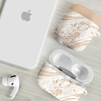Sharks Couple Dreamy Polynesians Floral Sea AirPods Case Hazel LT7 - Polynesian Pride