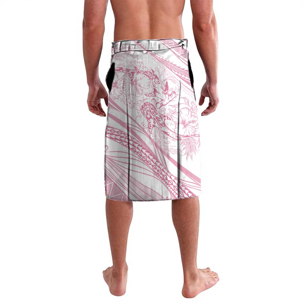 Sharks Couple Dreamy Polynesians Floral Sea Lavalava Pink - Polynesian Pride