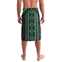 Jade Tukutuku Pattern Aotearoa Lavalava Niho Taniwha and Puhoro Motifs LT7 - Polynesian Pride