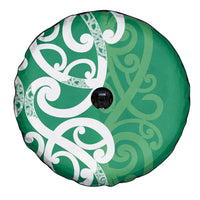 Pounamu Green Maori Spare Tire Cover Koru Kowhaiwhai - Polynesian Pride