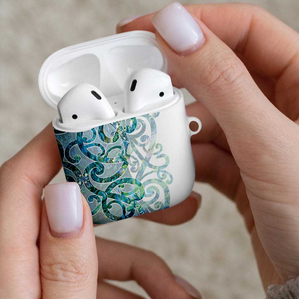 Paua Shell Maori AirPods Case Koru Kowhaiwhai - Polynesian Pride