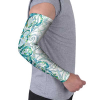 Paua Shell Maori Arm Sleeves Koru Kowhaiwhai - Polynesian Pride