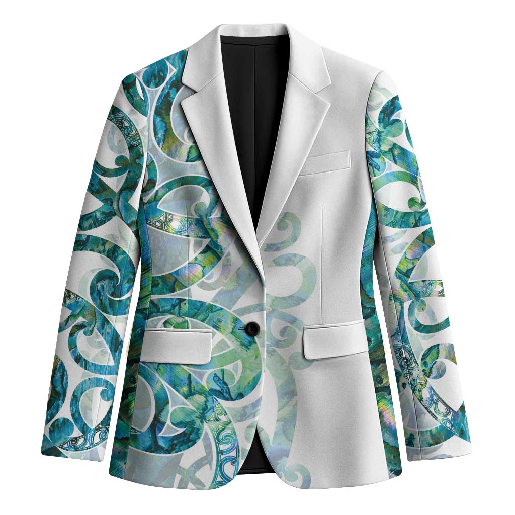 Paua Shell Maori Blazer Koru Kowhaiwhai - Polynesian Pride