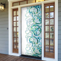 Paua Shell Maori Door Cover Koru Kowhaiwhai - Polynesian Pride